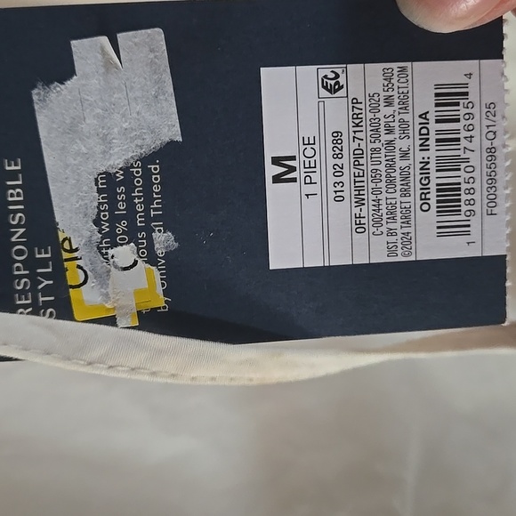 Boho Medium Embroidered Cream Womens Viral New Summer Granola Blouse - Picture 8 of 13